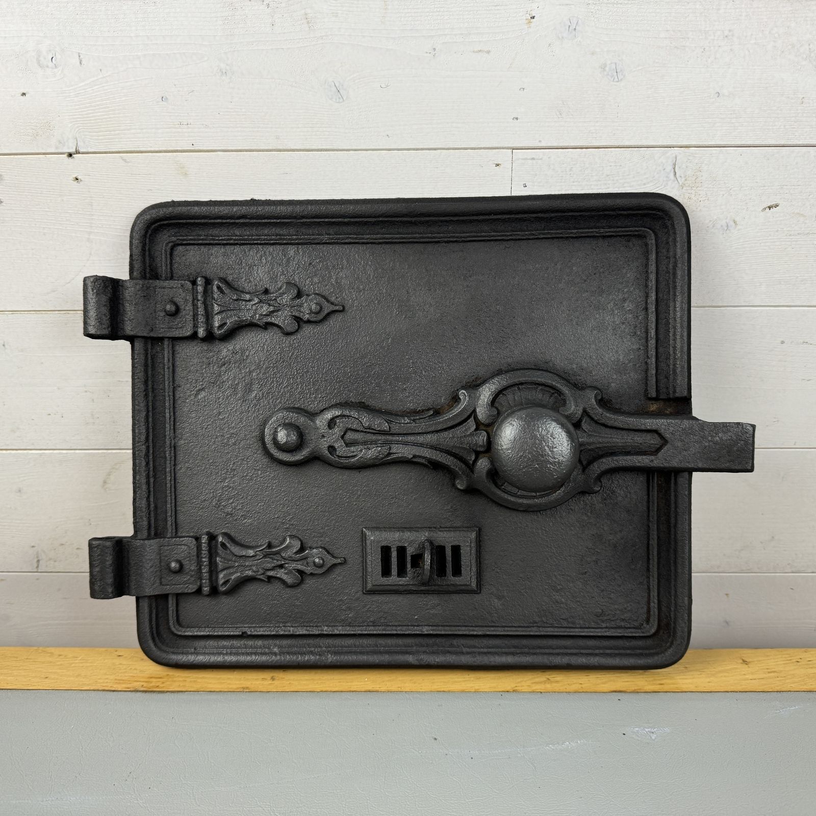 Antique Cast Iron Range Door, 1800s