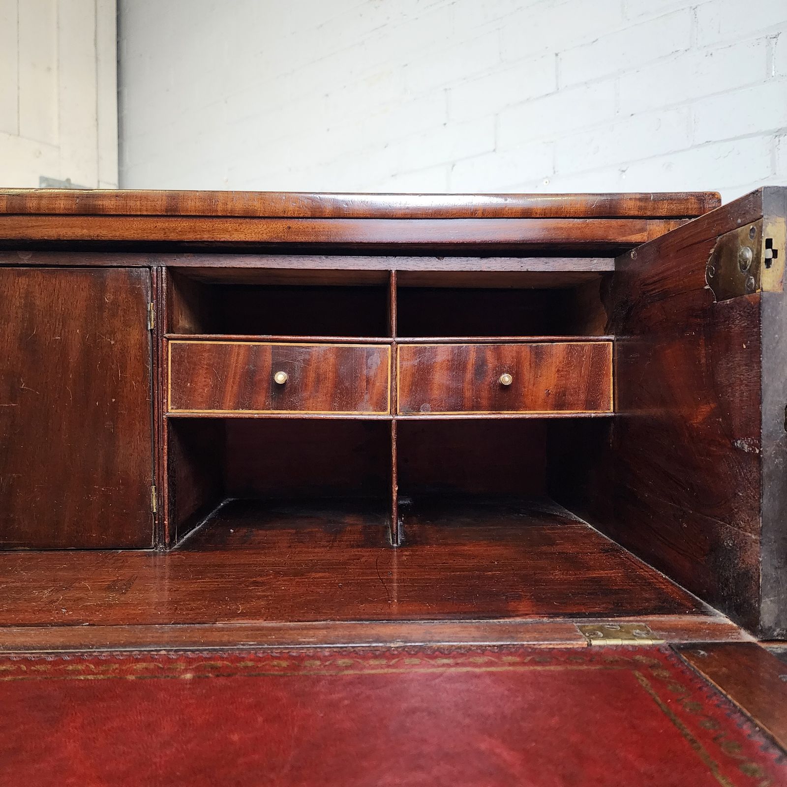 1000.0 Secretaire Chest Of Drawers Georgian Mahogany Early 19th C. photo