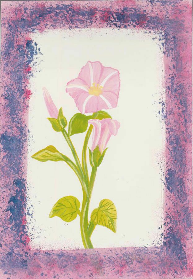 Jemma Jamie Contemporary Gouache, Wildflower I photo furniture