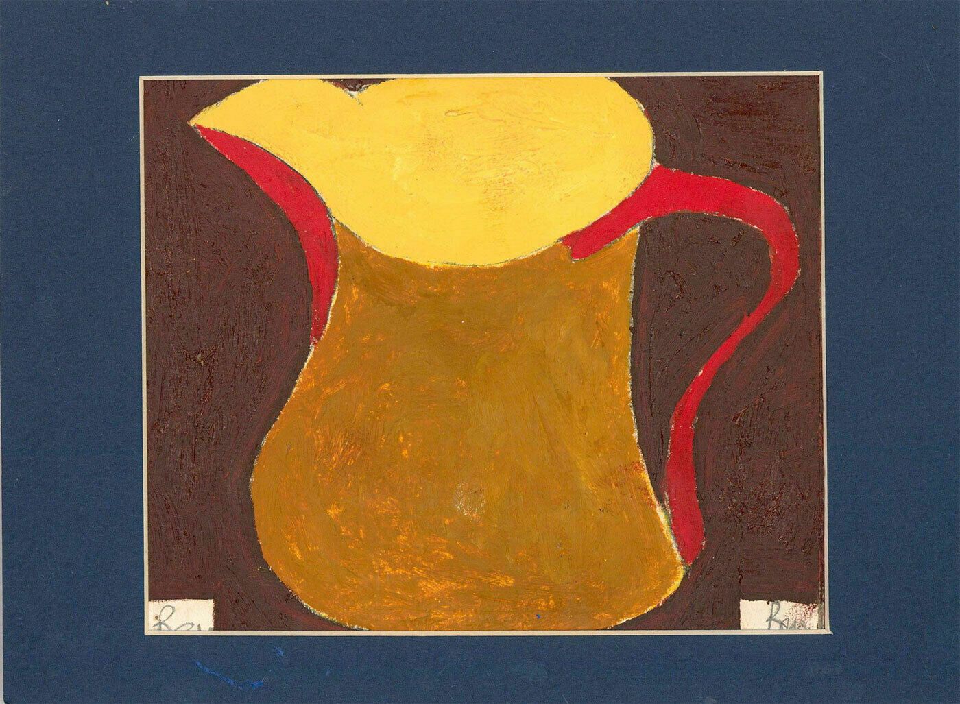 Ben Carrivick Contemporary Oil, The Yellow Jug photo furniture
