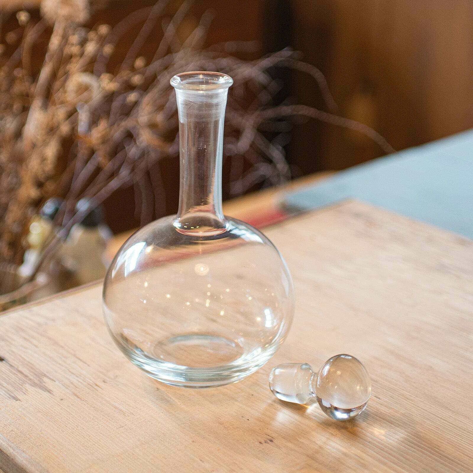 Vintage Medium Body Wine Decanter, English, Glass, Merlot, Mid Century, C.1960 photo furniture