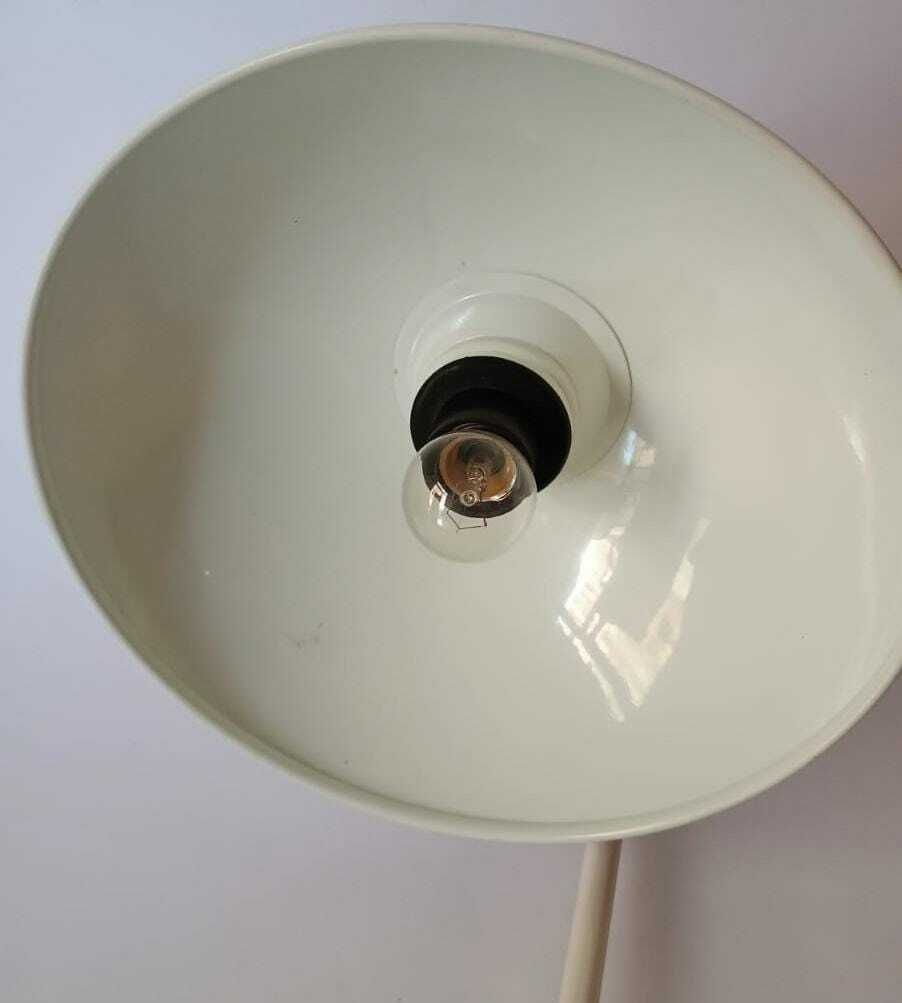Desk Lamp Vintage Desk Lamp In White Painted Metal Design Space Age 70s photo vintage