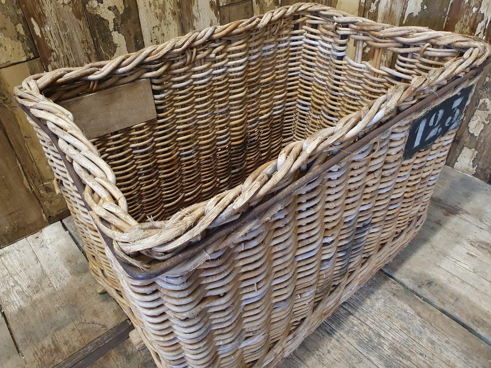 French Factory Basket photo Home Decor