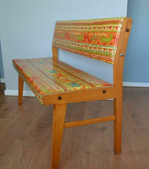 Mid Century Children's Bedroom Bench photo furniture