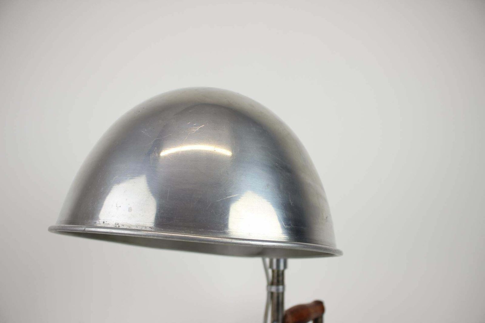 Rare Functionalist Table Lamp, Czechoslovakia, 1920's photo vinterior