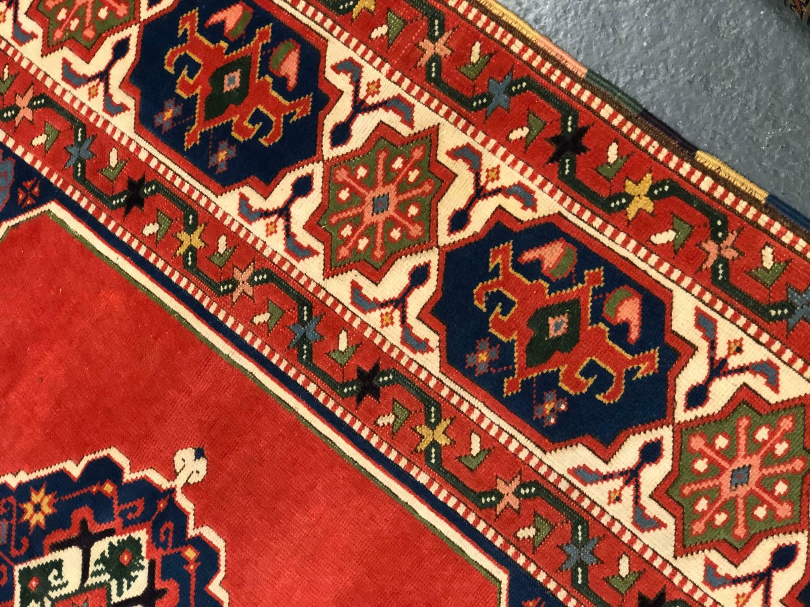 Antique Rugs Red Turkish Rug Handmade Carpet, Oriental Rug Living Room Rugs photo 4900.0