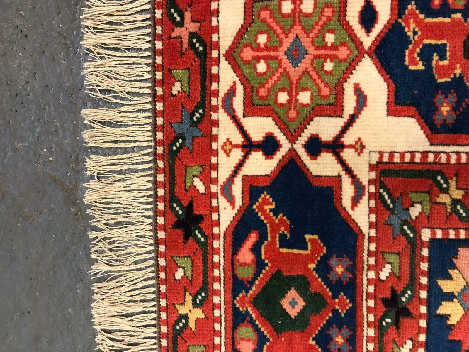 photo for sale Antique Rugs Red Turkish Rug Handmade Carpet, Oriental Rug Living Room Rugs