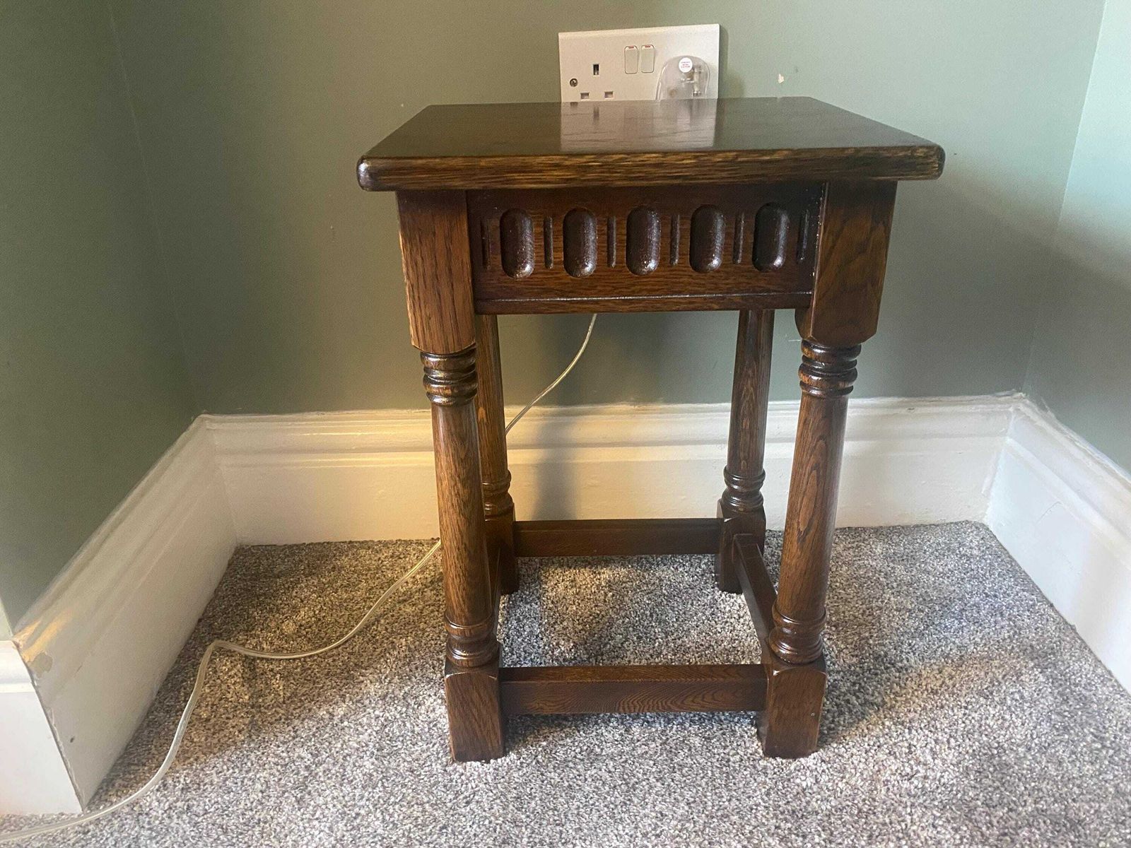 Antique Vintage Plant Stand, Side Table, Coffee Table, Occasional Table photo Furniture