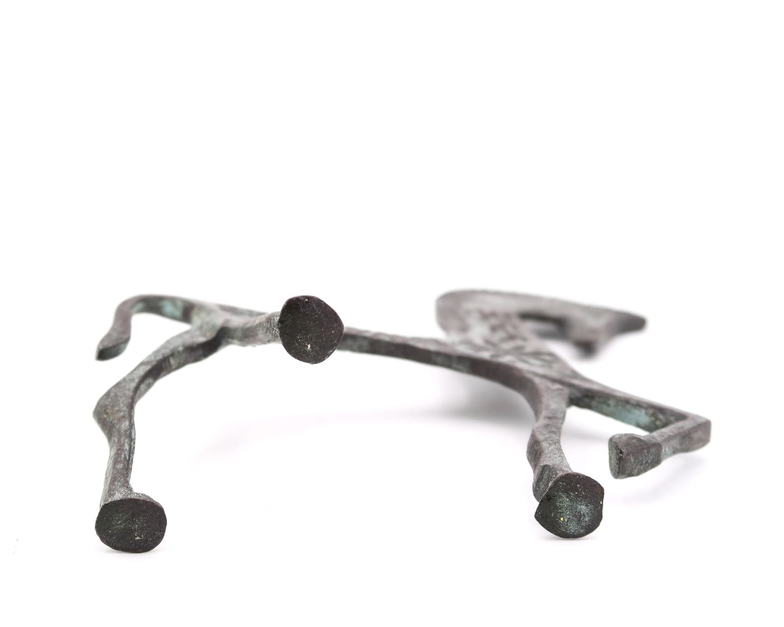 Bronze Etruscan Greek Horse, Frederic Weinberg Style, 1950s / Vintage, Animal, Statue, Boho Chic, Folk, Sculpture photo vinterior