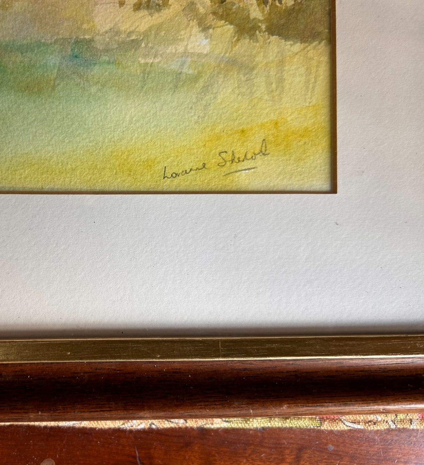A Lovely Mid Century Watercolour 'Fields To Roam' photo for sale