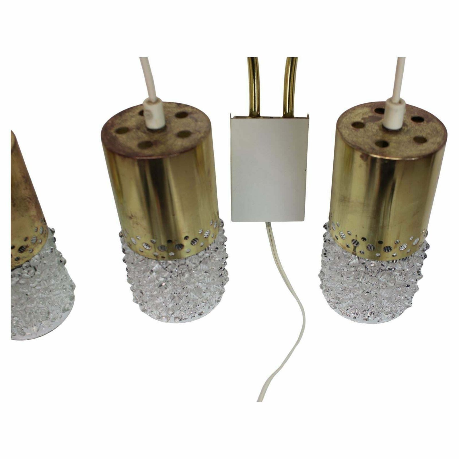 1970s Pair Of Two Wall Lamps With Glass Shades, Germany photo furniture
