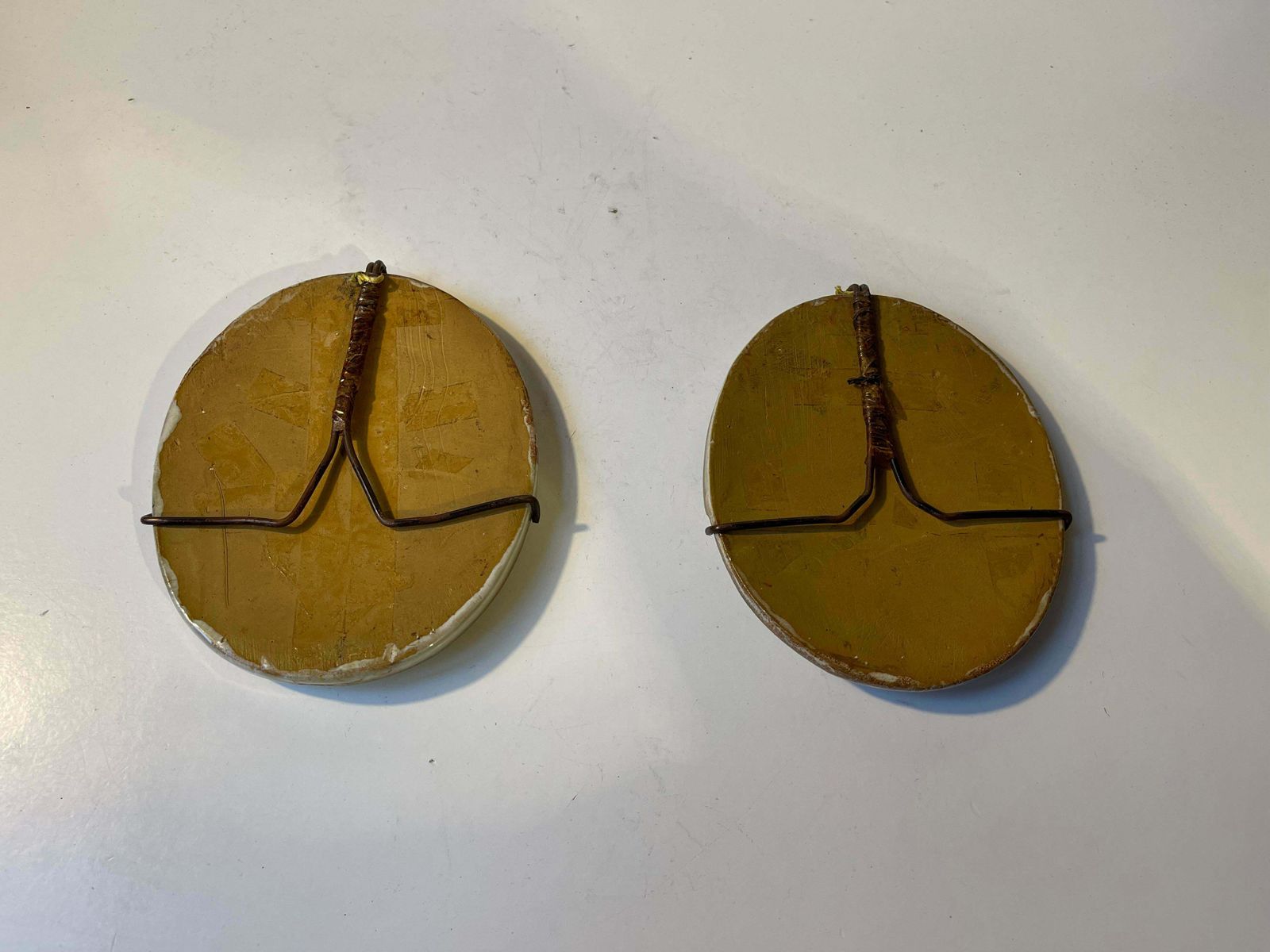 Aksel Hansen Surrealist Dancers   Wall Plaques In Glazed Stoneware, 1960s photo 245.0
