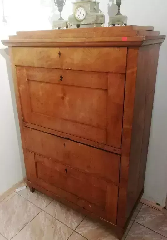 Biedermeier Style Secretary, 1800s photo furniture