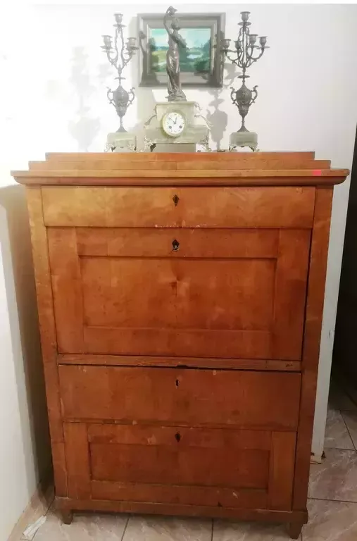 Biedermeier Style Secretary, 1800s photo for sale