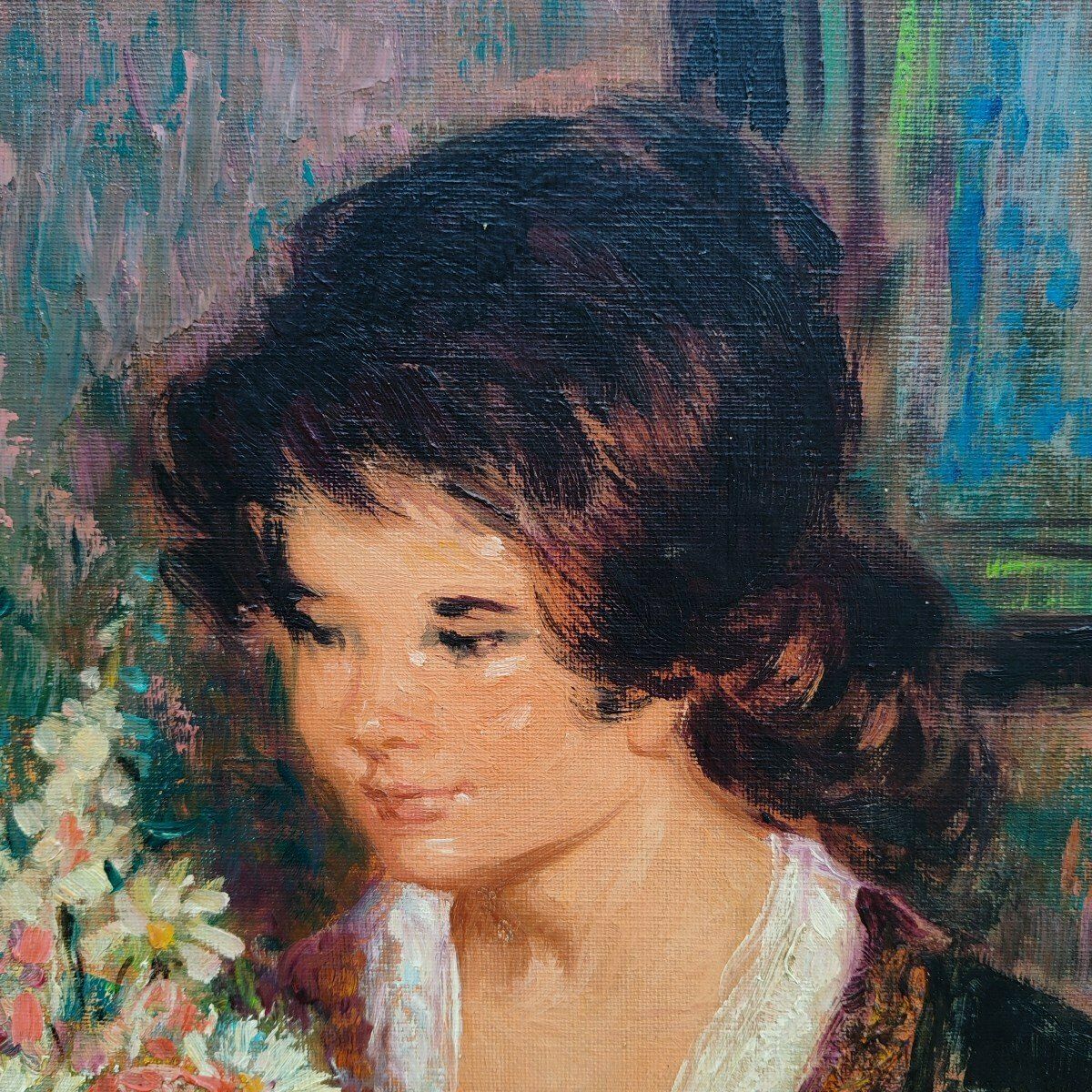 Pierre Eugene Duteurtre (1911 1989) The Bouquet photo furniture