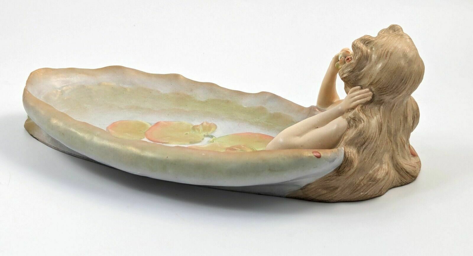 Antique Art Nouveau Porcelain Figurine By Ernst Wahliss, Late 19th Century photo vinterior