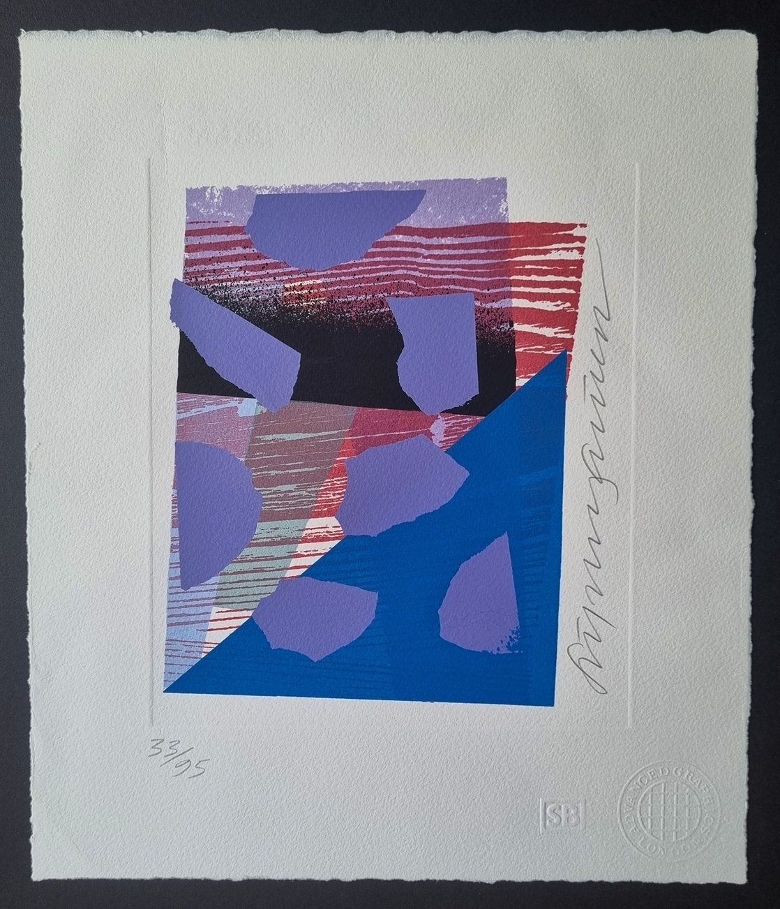 Stephen Bartlett   Spa Road Junction (Framed Screenprint) 20th Century Modern British Art