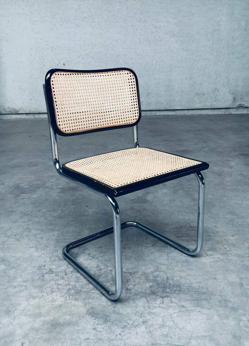 photo vinterior Bauhaus Design Cesca Eetkamerstoelen Set, Italië Jaren 1980