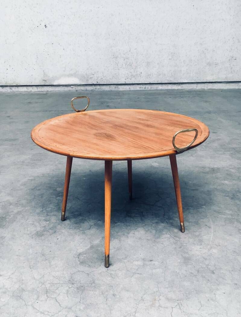 Midcentury Modern Design Tray Coffee Or Side Table, Italy 1960's photo buy