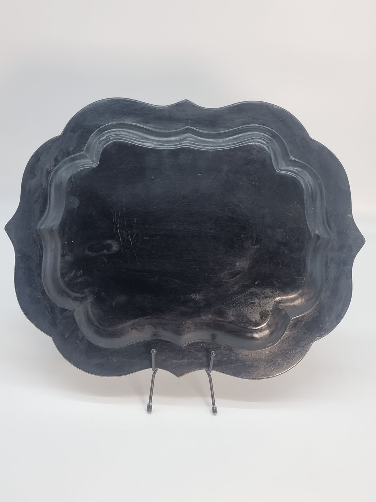 A Beautiful English Papier Mache Tray, English Circa 1840 photo vinterior