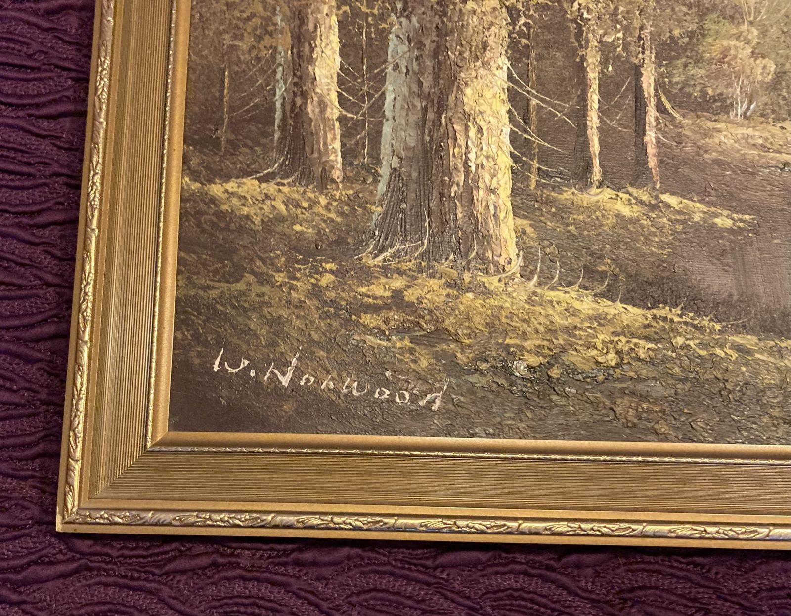 Original Landscape Oil Painting By Norwood photo for sale