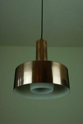 T292 Ceiling Lamp In Copper By Hans Agne Jakobsson For Hans Agne Jakobsson Ab Markaryd, 1950s photo vinterior
