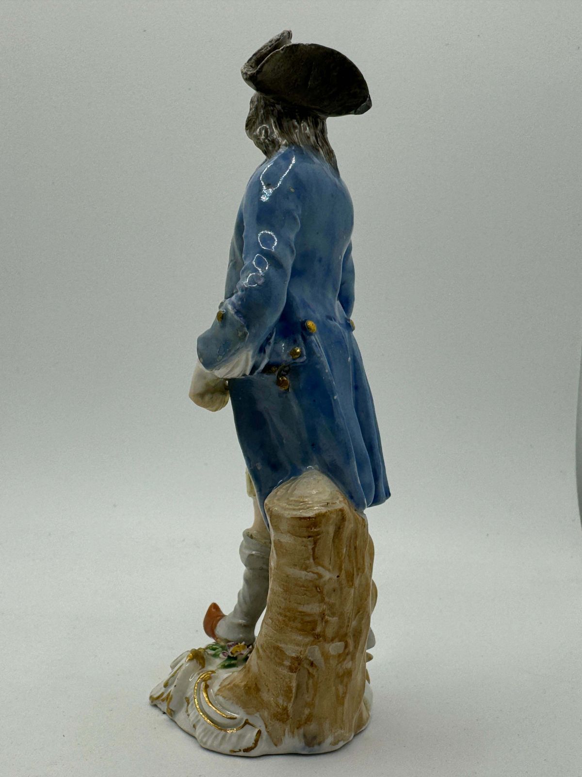 18th Century Meissen Figure 'Street Trader Selling Grapes' photo Home Decor