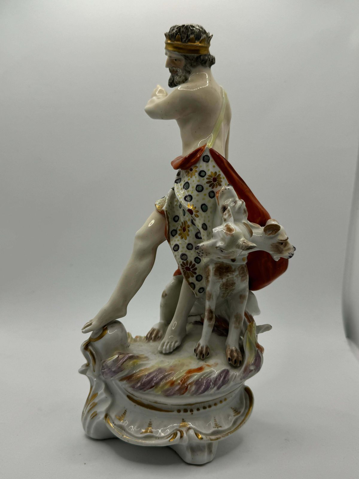 18th Century Derby Porcelain Figure Group Of Pluto And Cerberus photo for sale