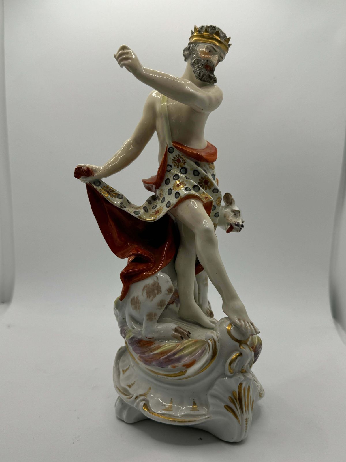 Home Decor 18th Century Derby Porcelain Figure Group Of Pluto And Cerberus photo