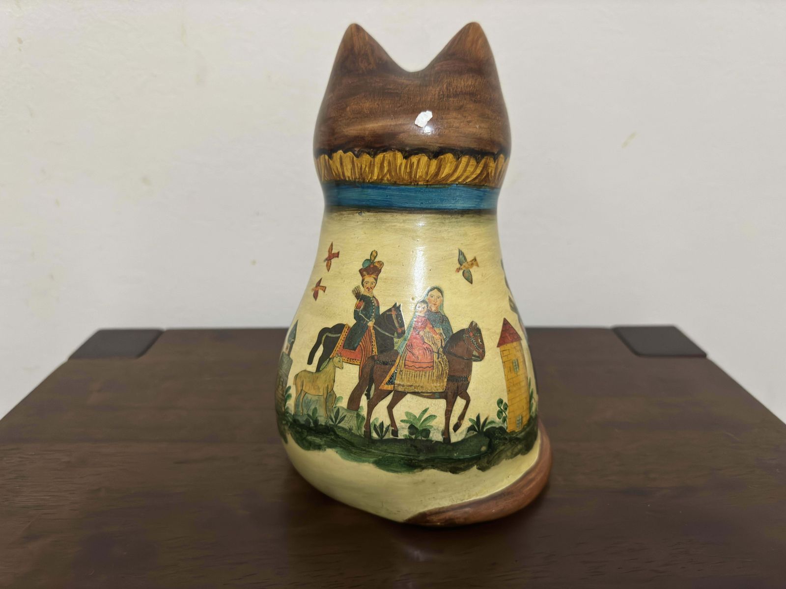 Joan And David De Bethel Papier Mache Cat  1977 photo 900.0
