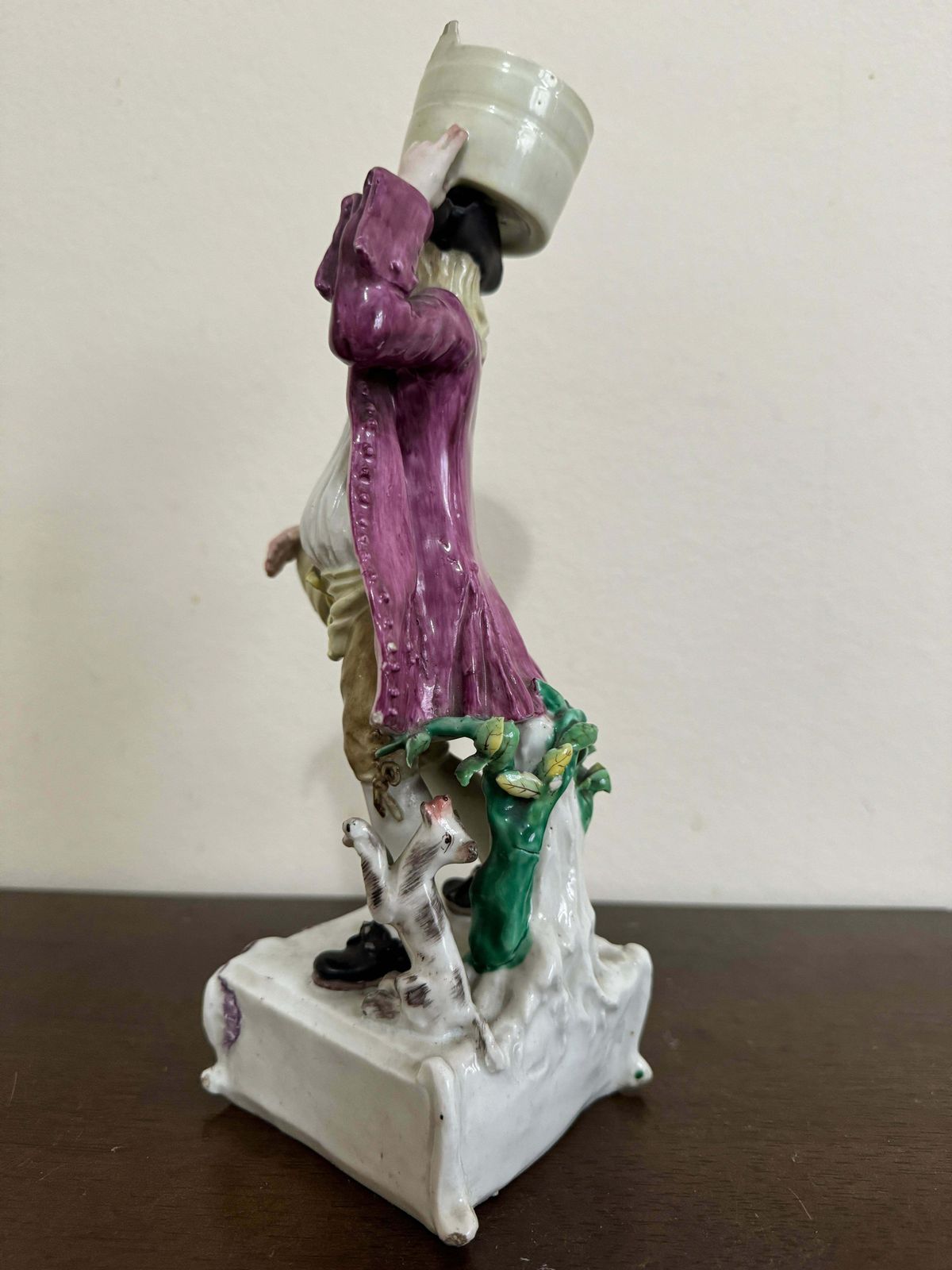 Longton Hall Figure Of Milkman, Circa 1755 photo Home Decor