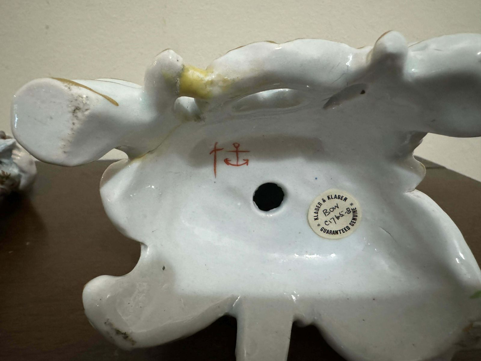 photo vinterior Pair Of Bow Porcelain Element Figures, "Water" And "Land" , Circa 1765
