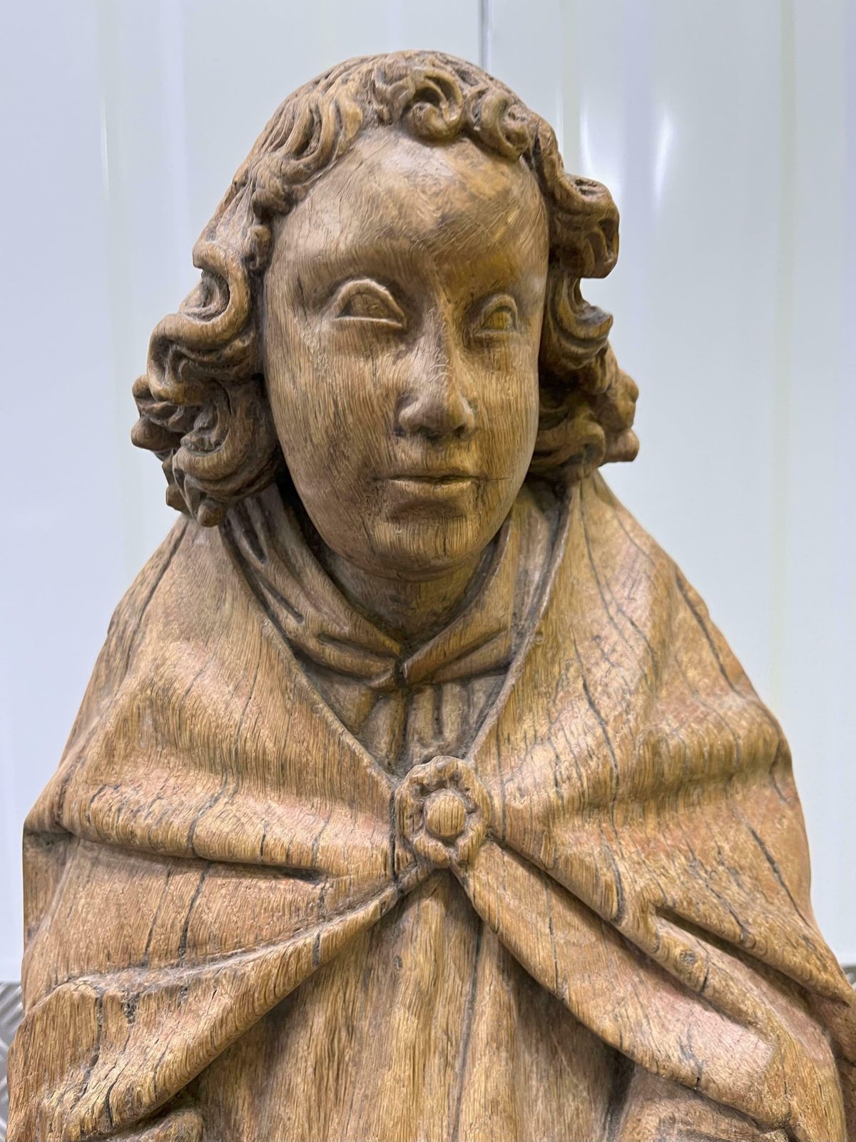 Pair Of 16th Century Carved Oak Saints photo for sale