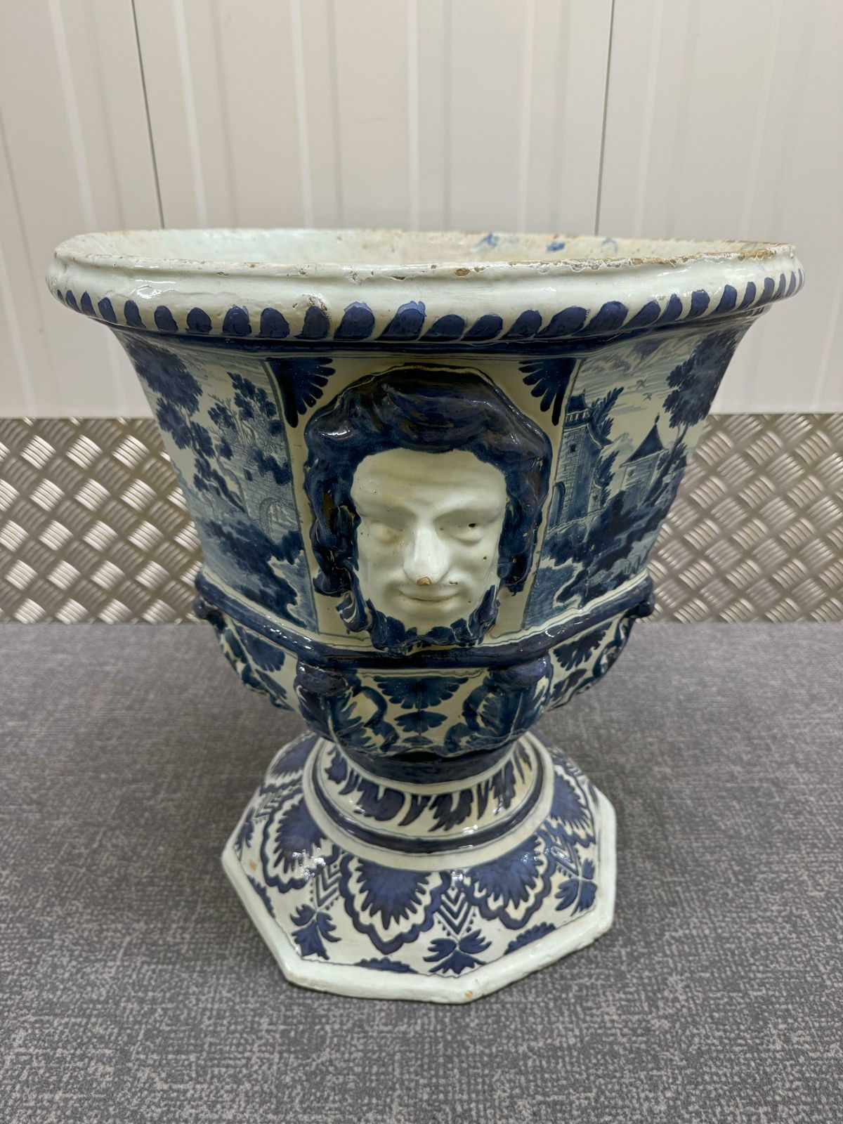 18th Century Large Delft Garden Urn photo buy