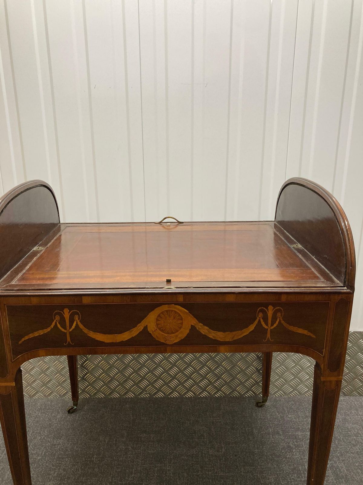 Sheraton Period Partridgewood Tambour Desk photo buy