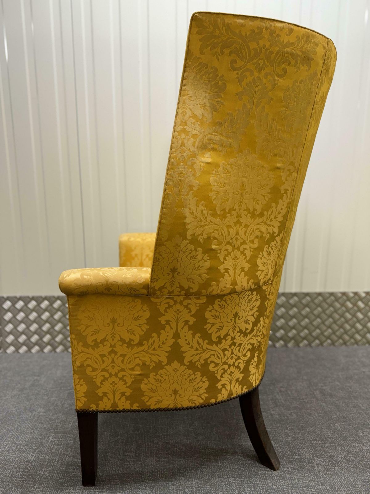 Georgian Mahogany Wingback Armchair photo Furniture
