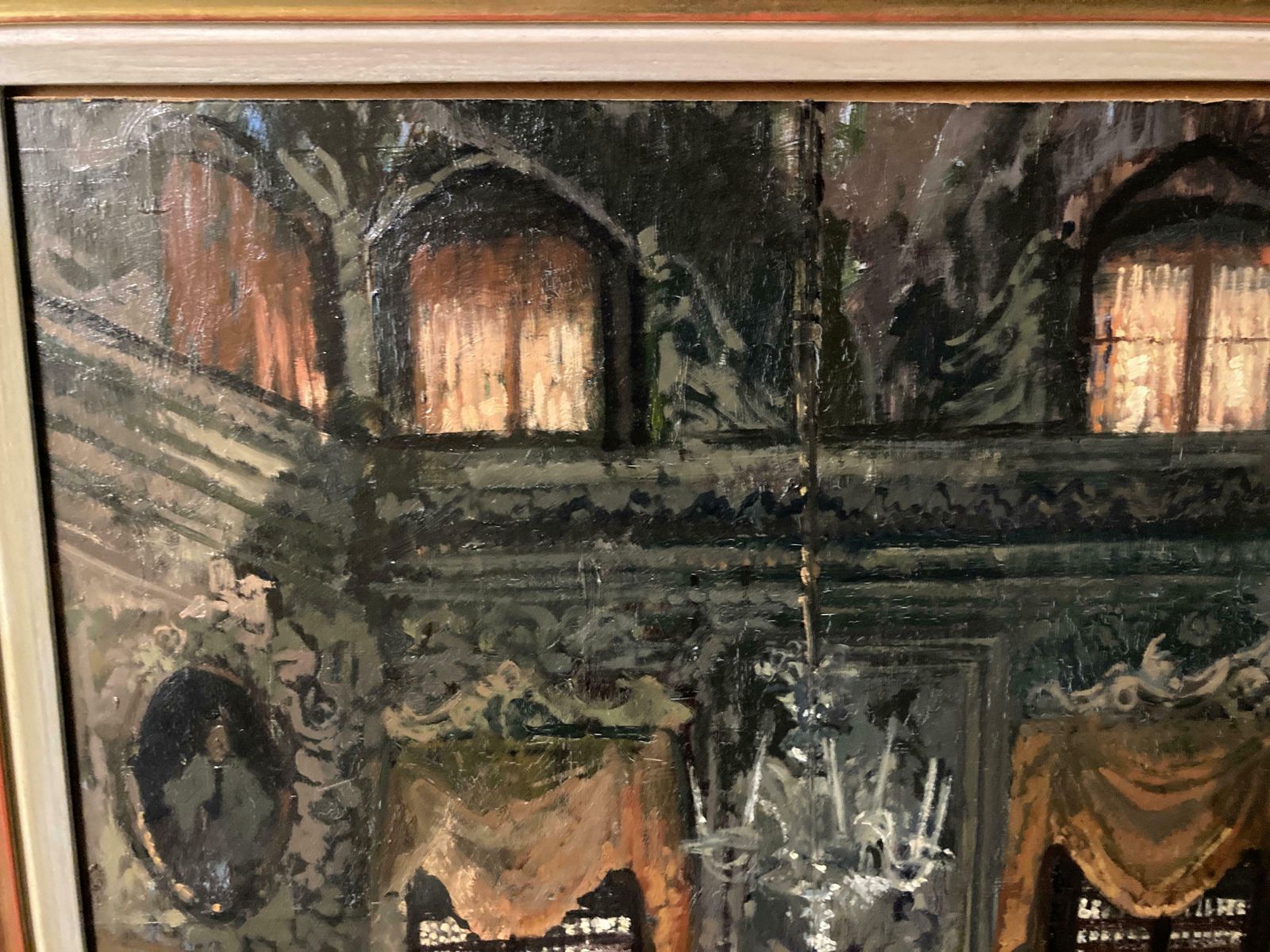 The Salone Grande, Palazzo Barbaro, Afternoon By Peter Kuhfeld (B 1952) photo 12000.0