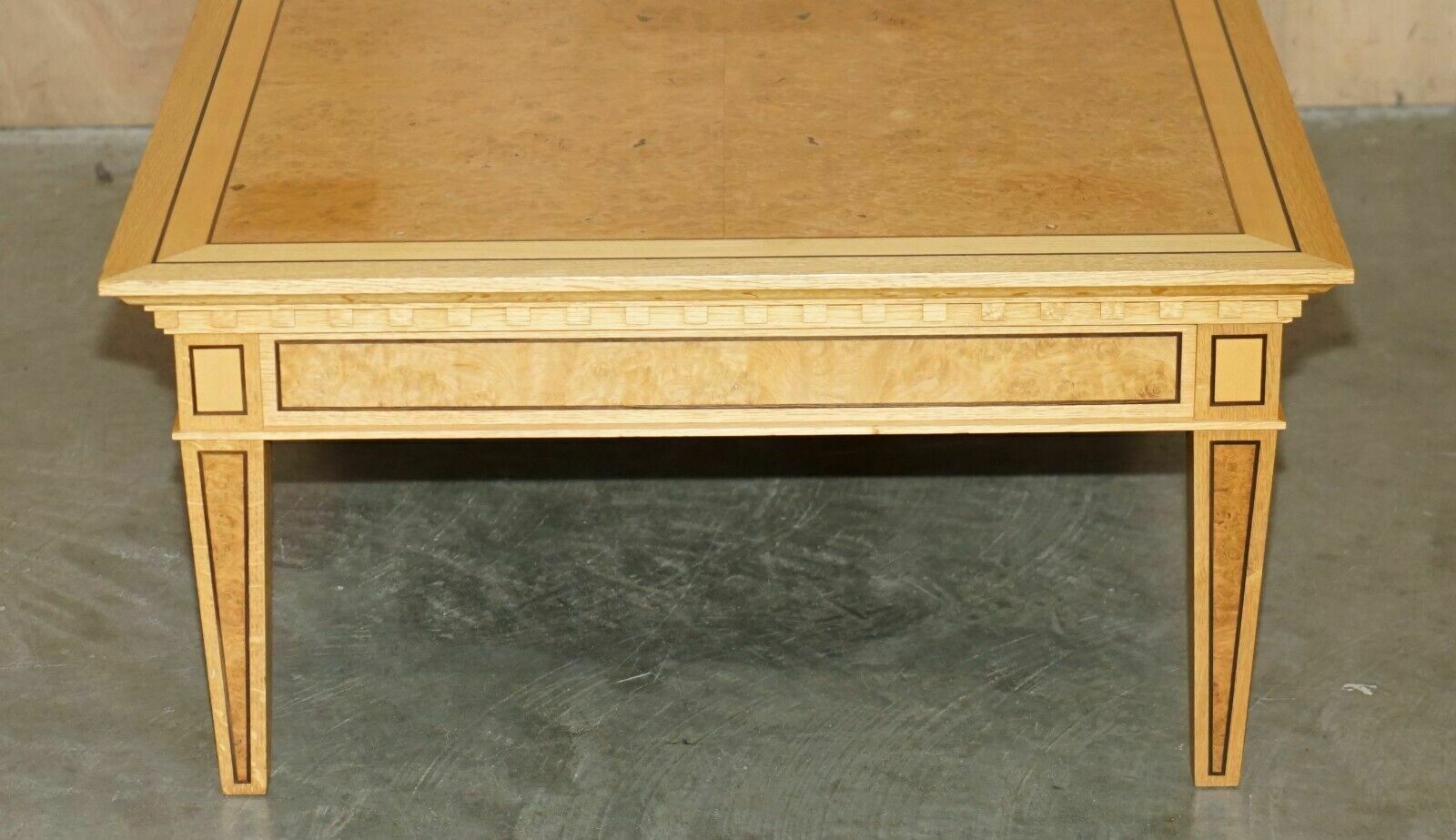 photo vinterior Rrp £8,500 Viscount David Linley Classic Cofee Table For Light Restoration