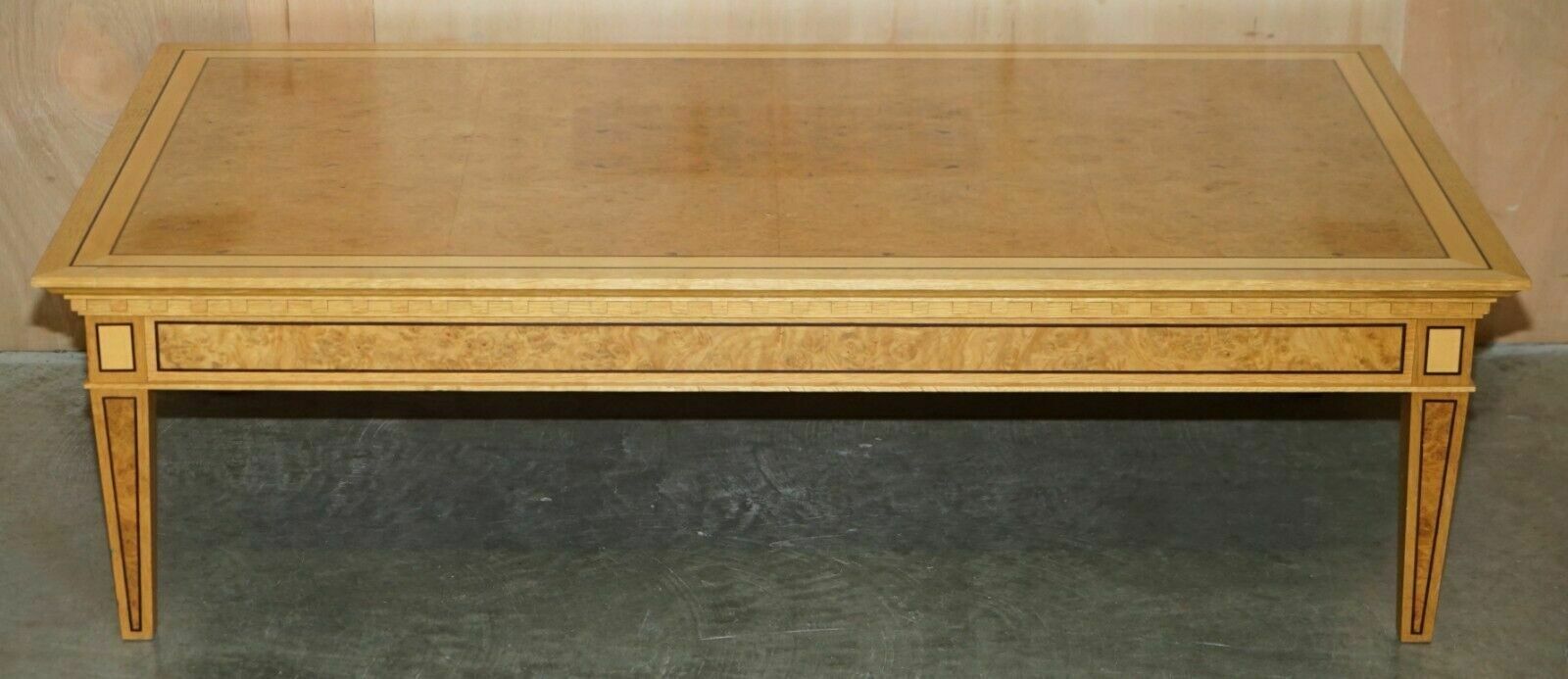 photo vintage Rrp £8,500 Viscount David Linley Classic Cofee Table For Light Restoration