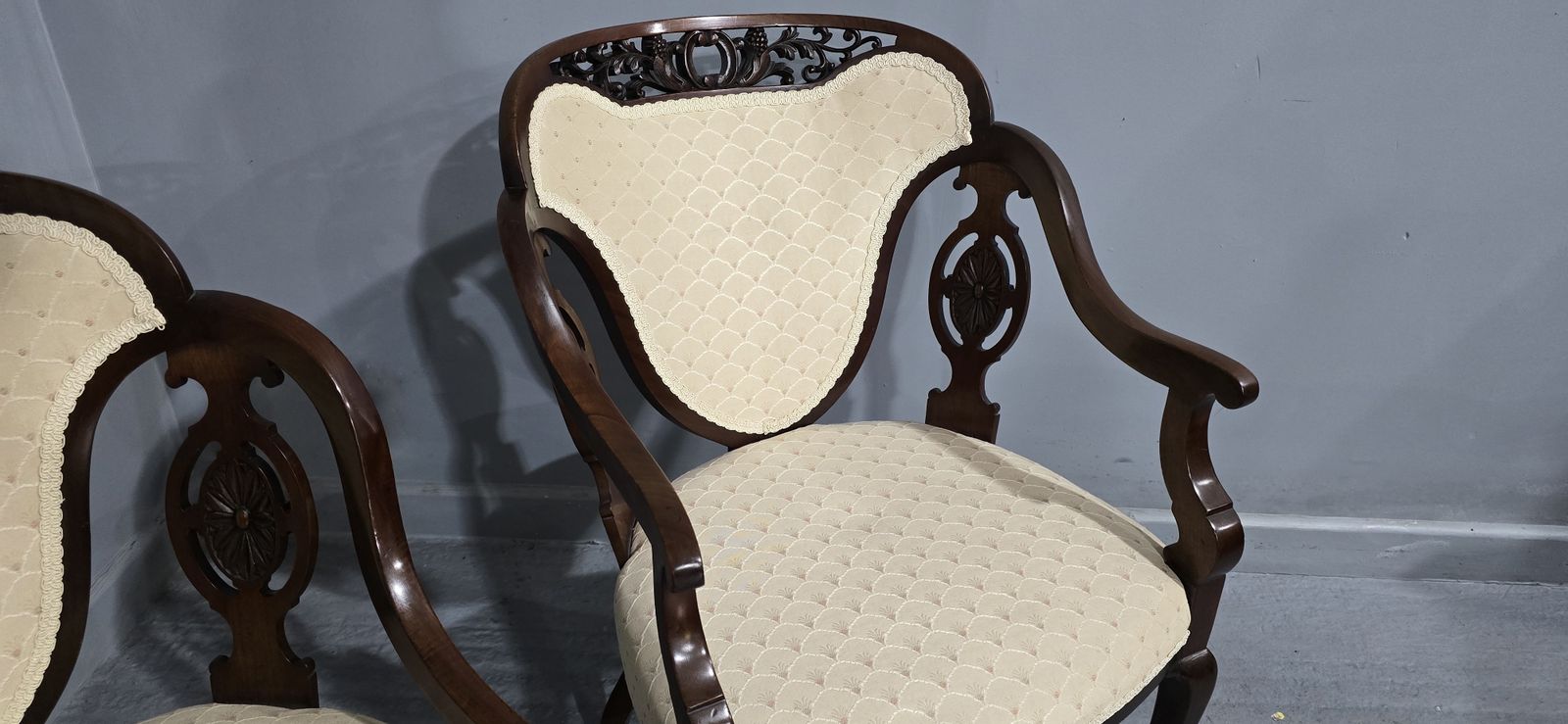 Stunning Ladies And Gents Elbow Chairs photo 895.0