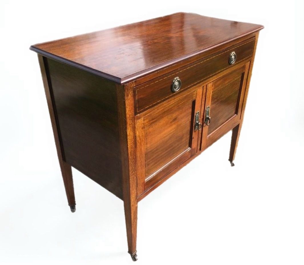 Edwardian Mahogany Wash Stand, 1900s photo furniture