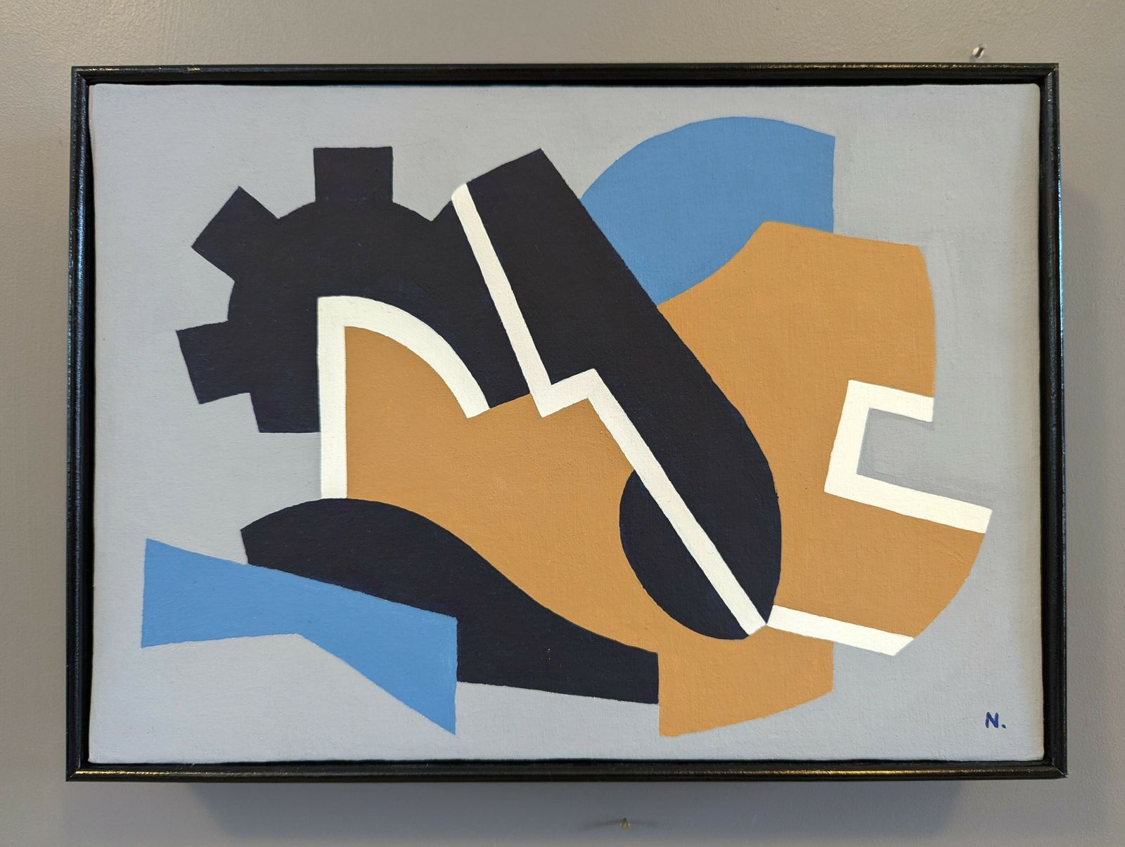 La Plage, Oil Painting, Modernist