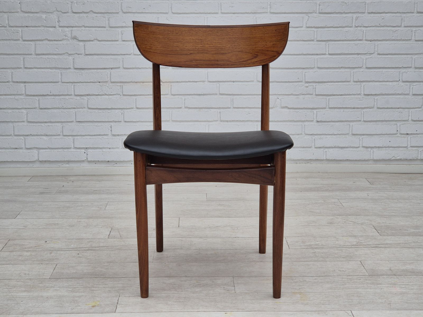 1960s, Set Of 5 Danish Dining Chairs, Reupholstered, Teak Wood. photo buy