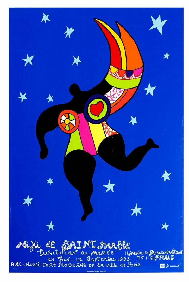 Niki De Saint Phalle Niki De Saint Phalle Musee D'art Moderne Paris 1993 Original Serigraphy, 1993