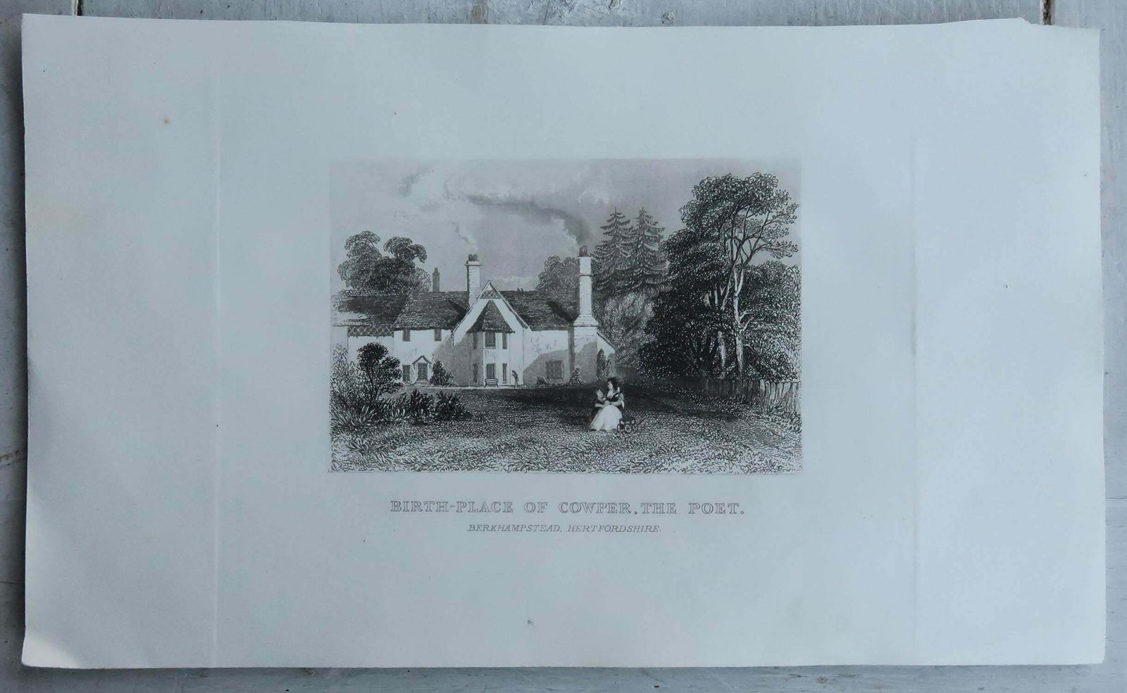 Set Of 18 Antique Prints Of English Country Cottages, Circa 1840 photo 140.0