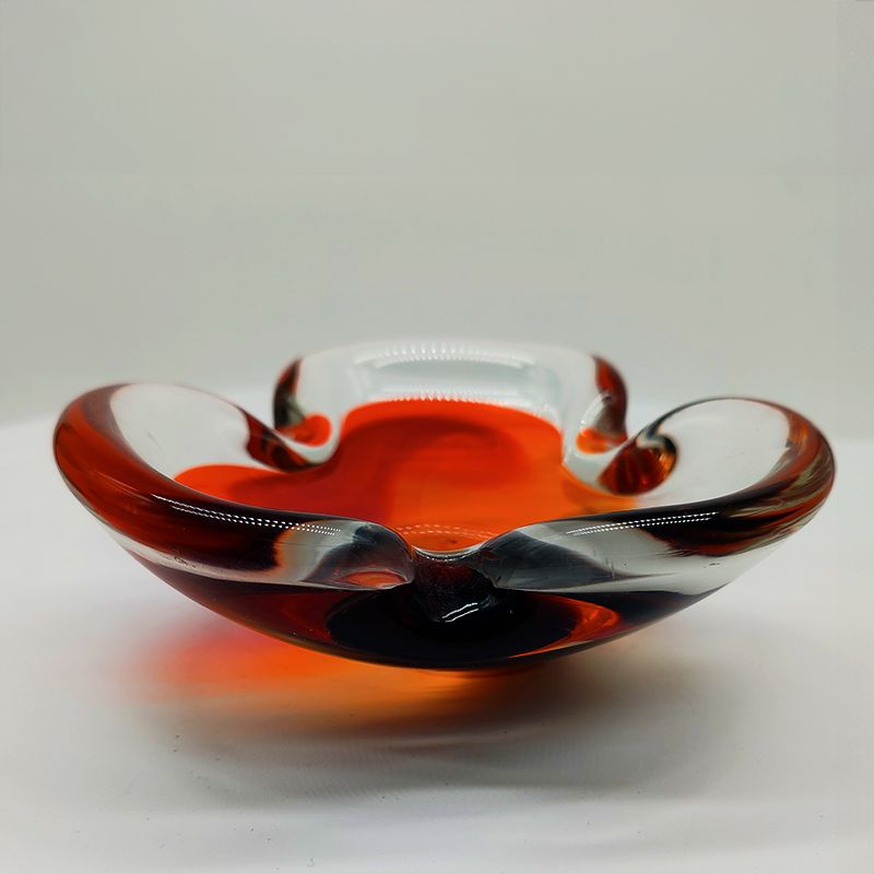 1960s Ashtray Or Catch All In Murano Glass By Flavio Poli For Seguso. Made In Italy. photo 170.0
