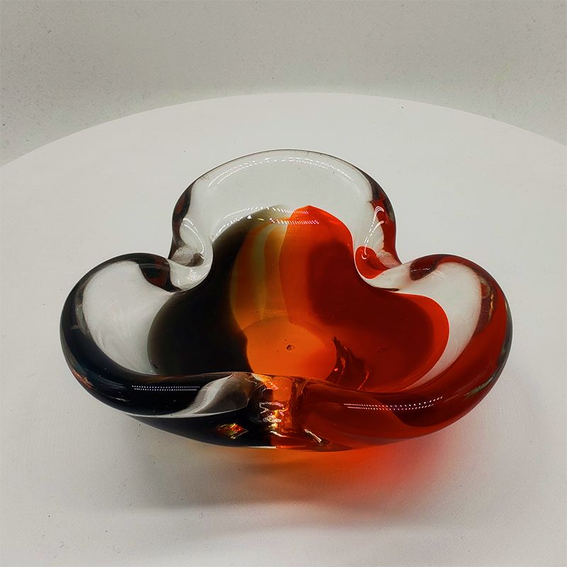 1960s Ashtray Or Catch All In Murano Glass By Flavio Poli For Seguso. Made In Italy. photo vinterior