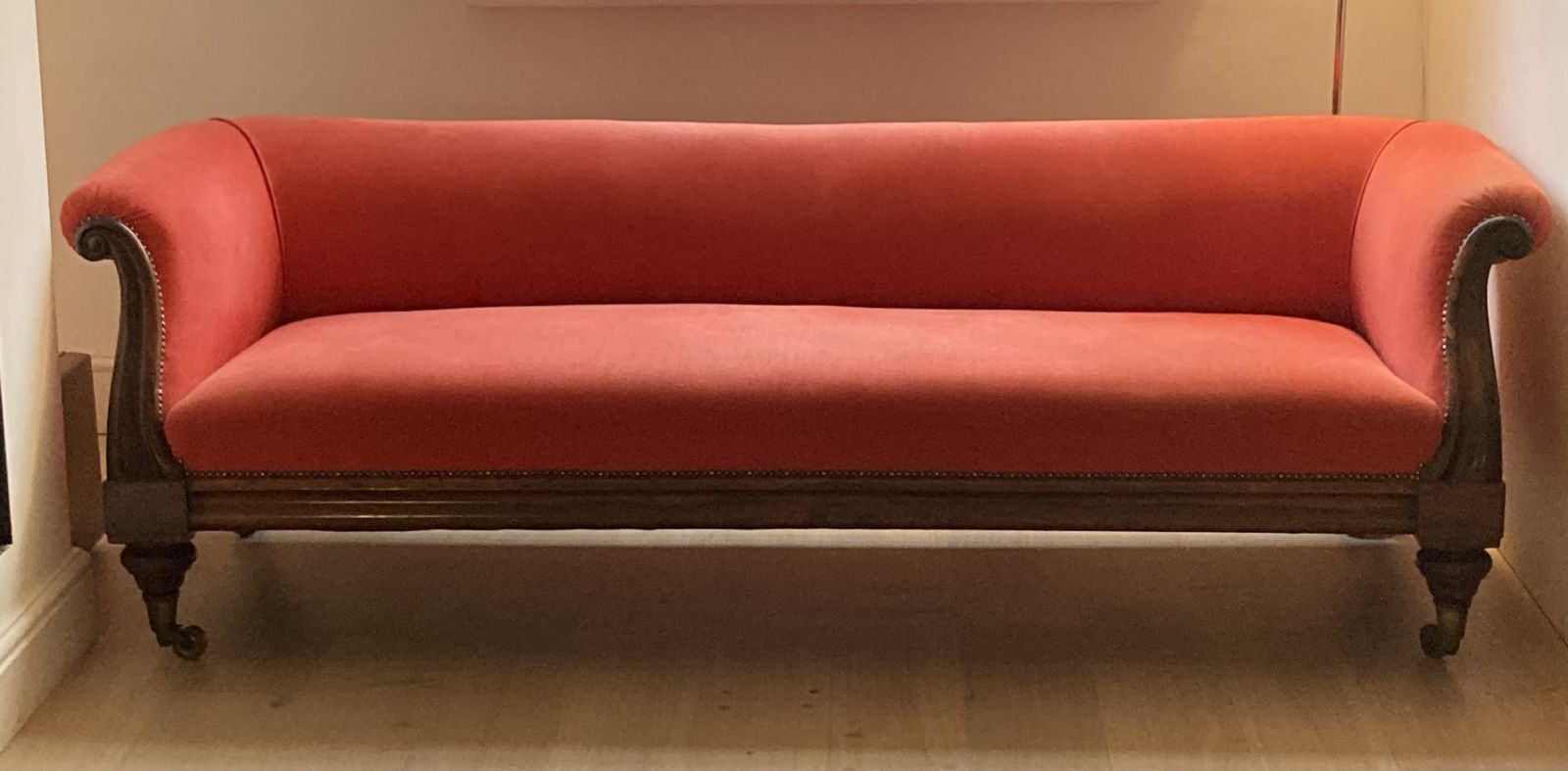 Early Victorian Walnut Sofa photo for sale