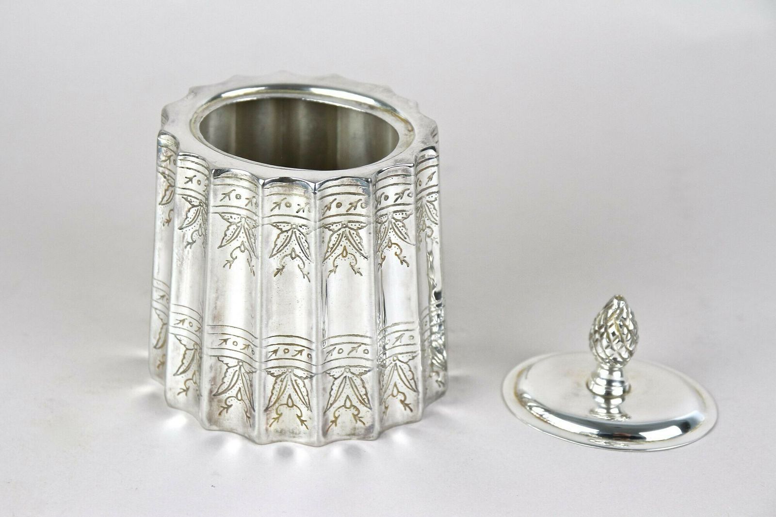 Home Decor Silverplated Sheffield Coffee & Tea Service By Edward With Tray, Uk Ca. 1920 photo