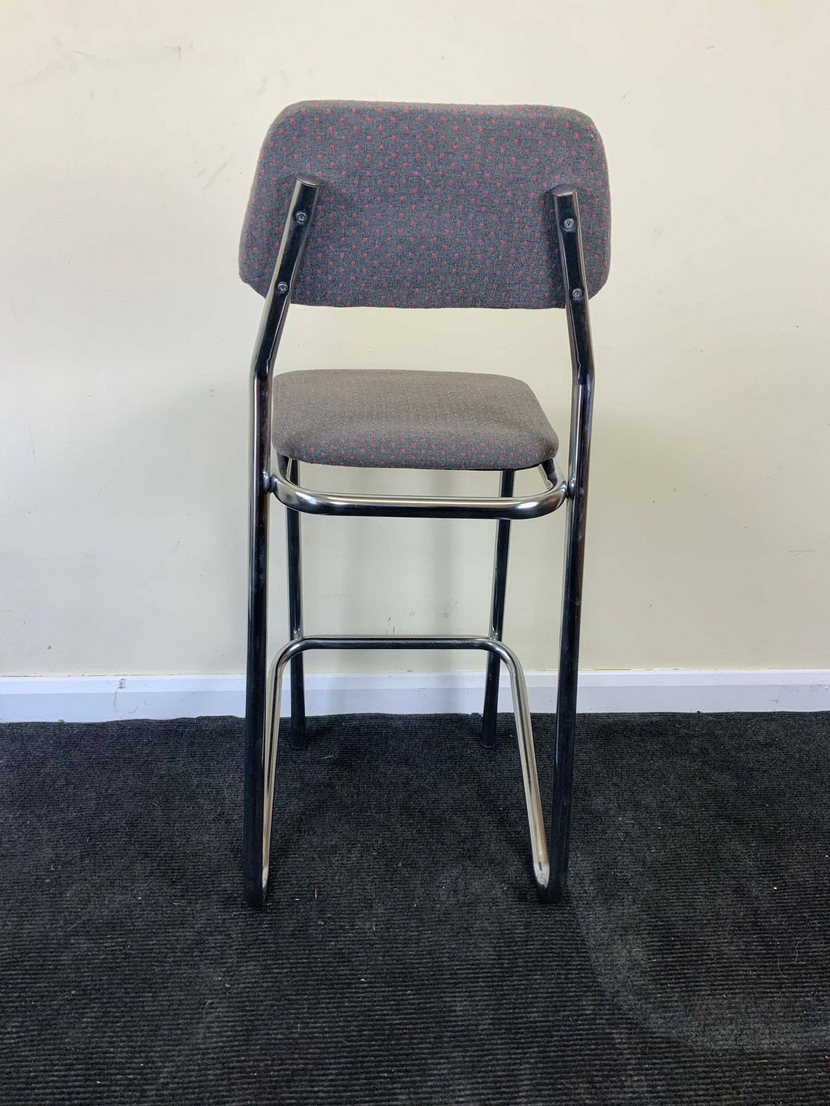 Vintage Mid Century Bar Stool, Kitchen Stool, Engineers Stool, Machinists Stool photo 125.0